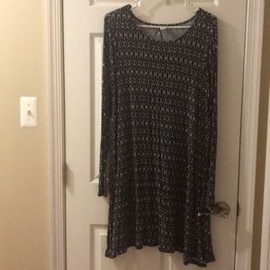 Old navy stretchy long sleeve dress
